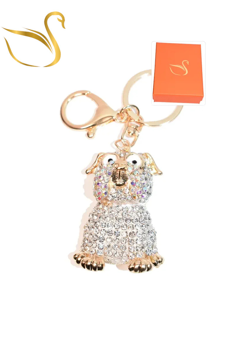 Wholesaler Emma Fantaisies - Dog gift box keychain