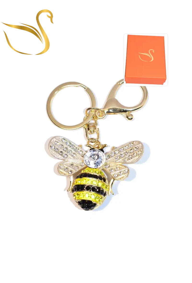 Wholesaler Emma Fantaisies - Bee gift box keychain