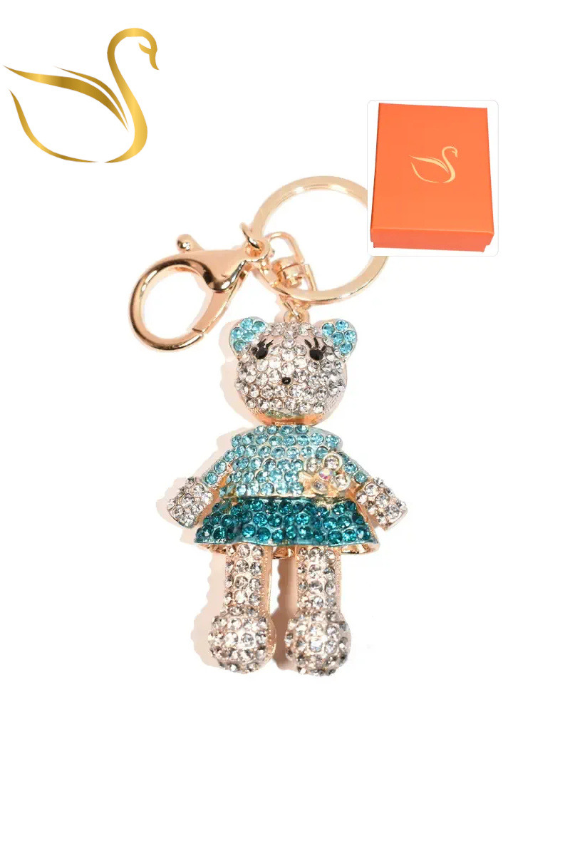 Wholesaler Emma Fantaisies - Bear gift box keychain