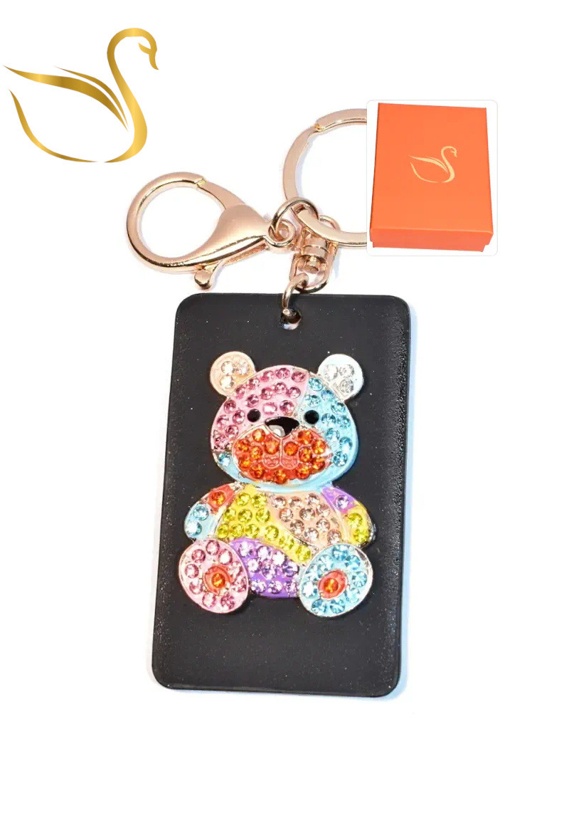 Wholesaler Emma Fantaisies - Bear gift box keychain