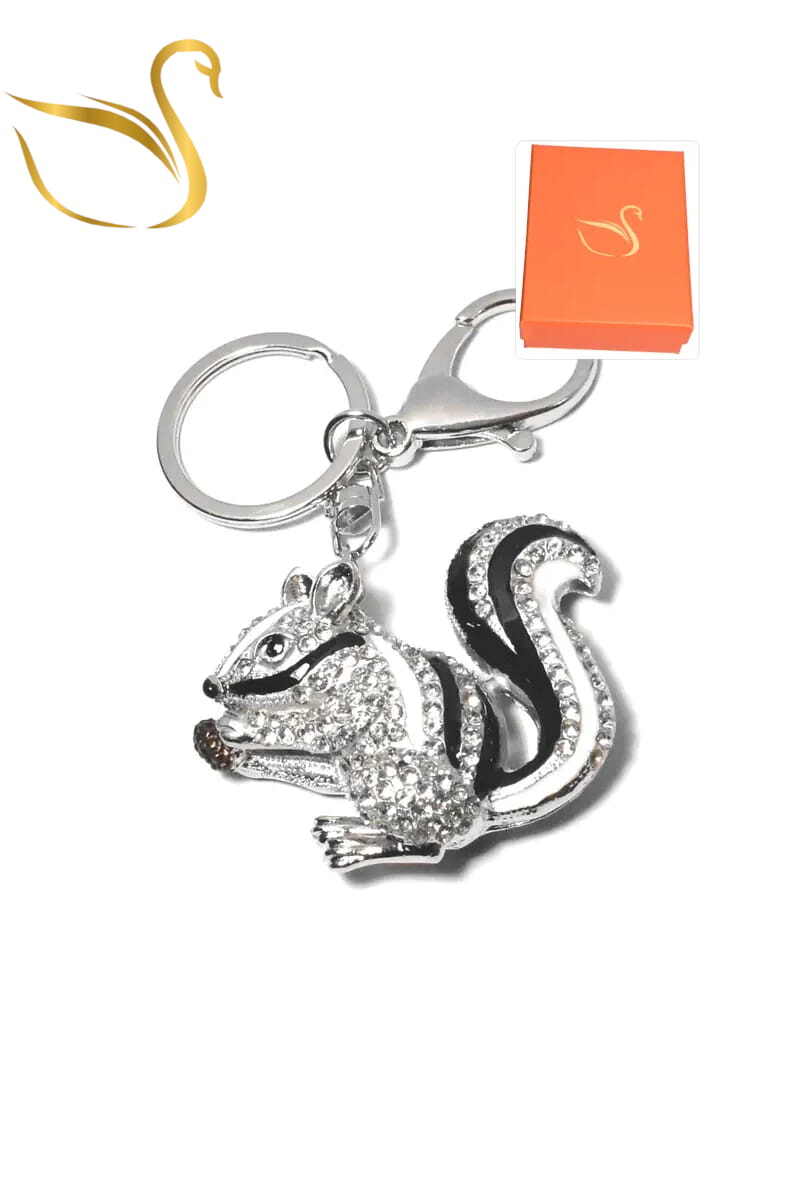 Wholesaler Emma Fantaisies - Squirrel gift box keychain