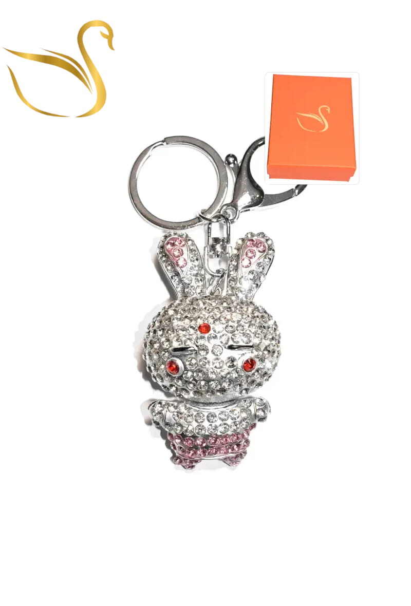 Wholesaler Emma Fantaisies - Bunny gift box keychain
