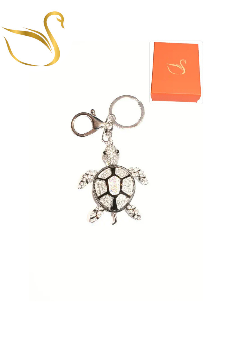 Wholesaler Emma Fantaisies - Tortoise gift box keychain