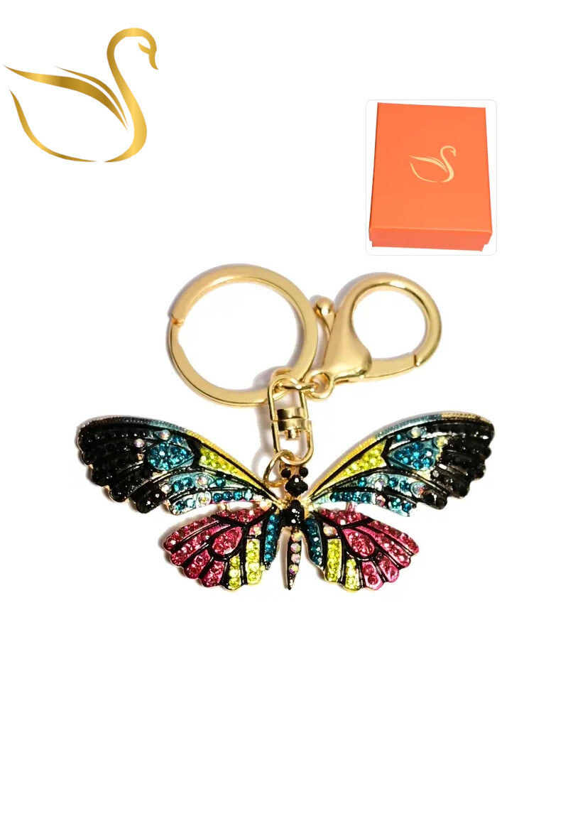 Grossiste Emma Fantaisies - porte-cle Coffret cadeaux papillon