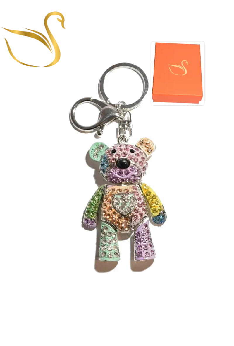 Wholesaler Emma Fantaisies - Bear gift box keychain