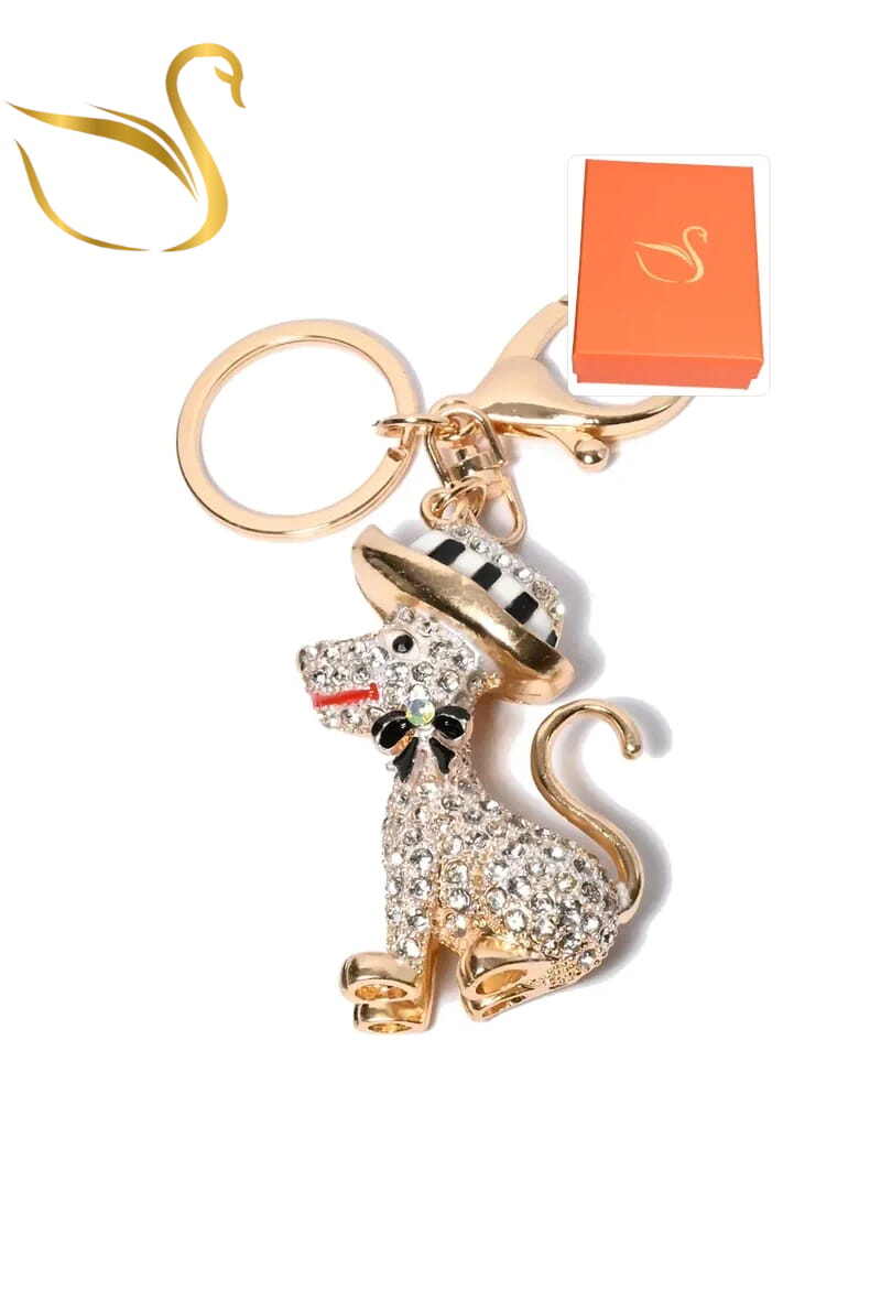 Mayorista Emma Fantaisies - Llavero caja de regalo perro