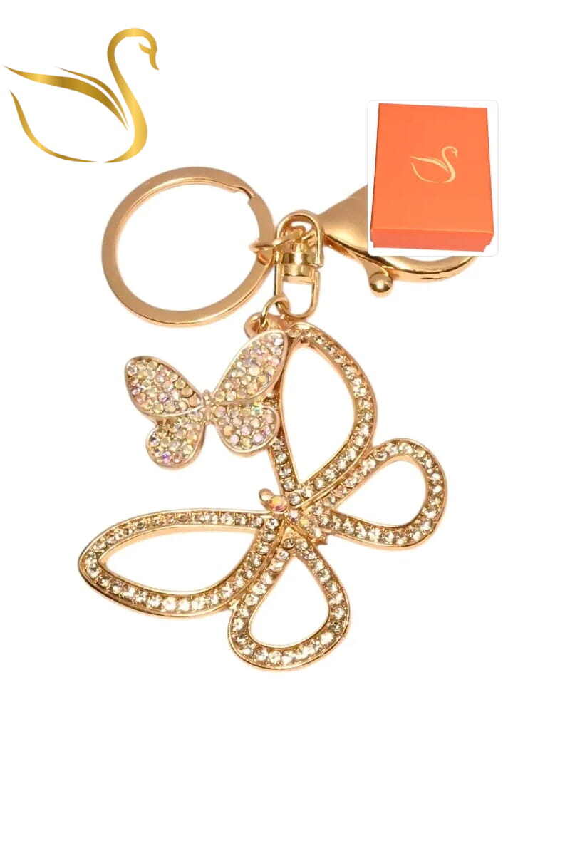 Mayorista Emma Fantaisies - Set de regalo de llavero mariposa soporte para bolso
