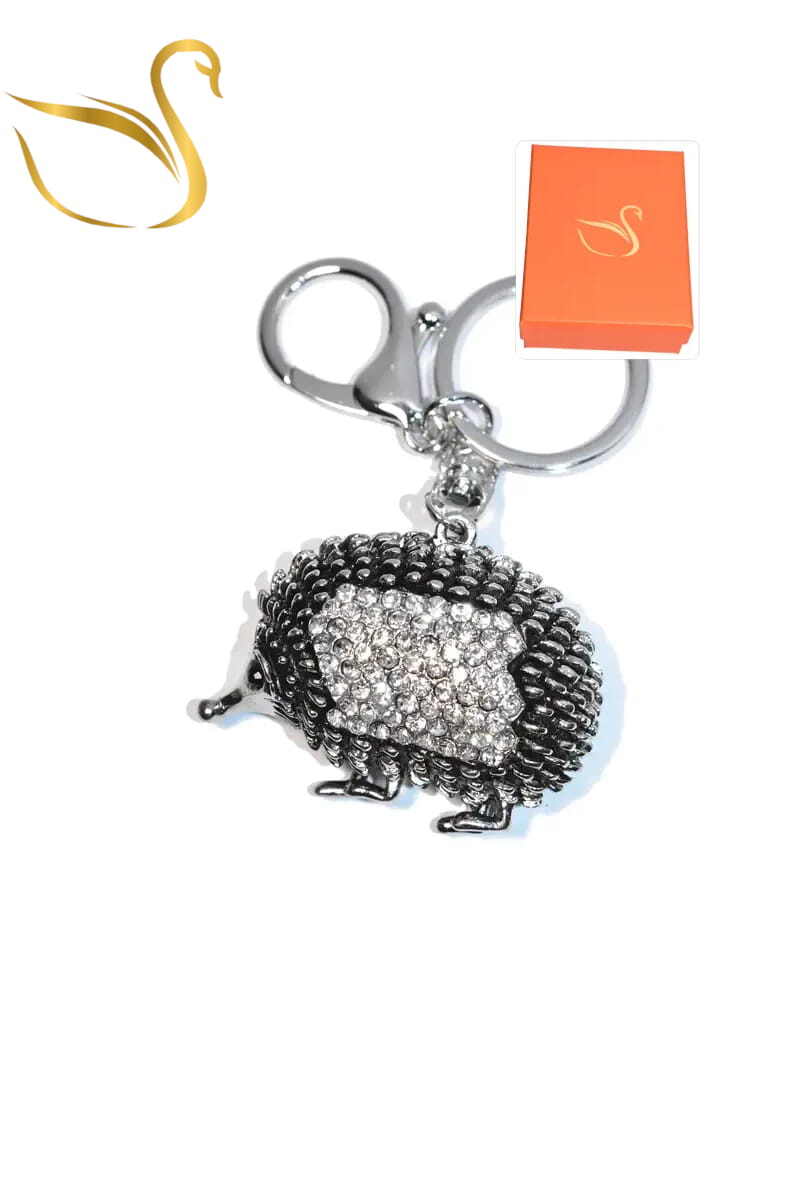 Wholesaler Emma Fantaisies - Hedgehog gift box keychain