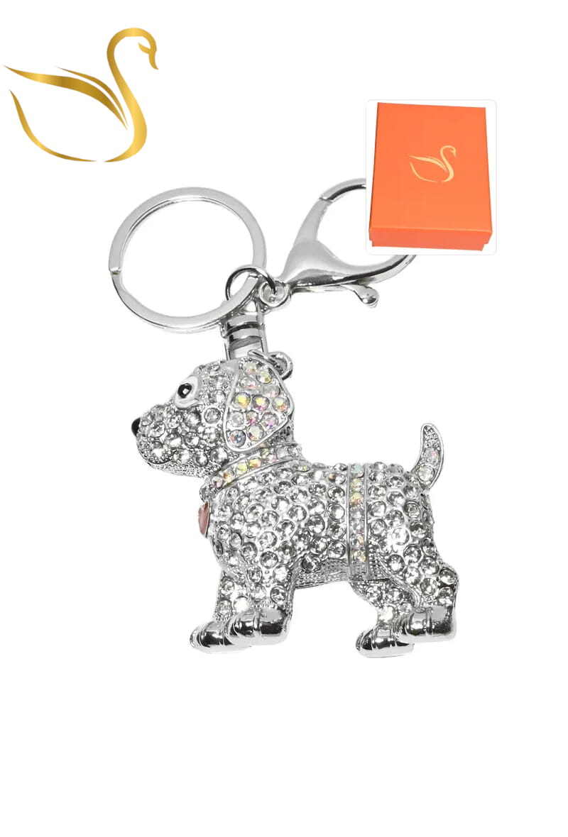 Mayorista Emma Fantaisies - Llavero caja de regalo perro