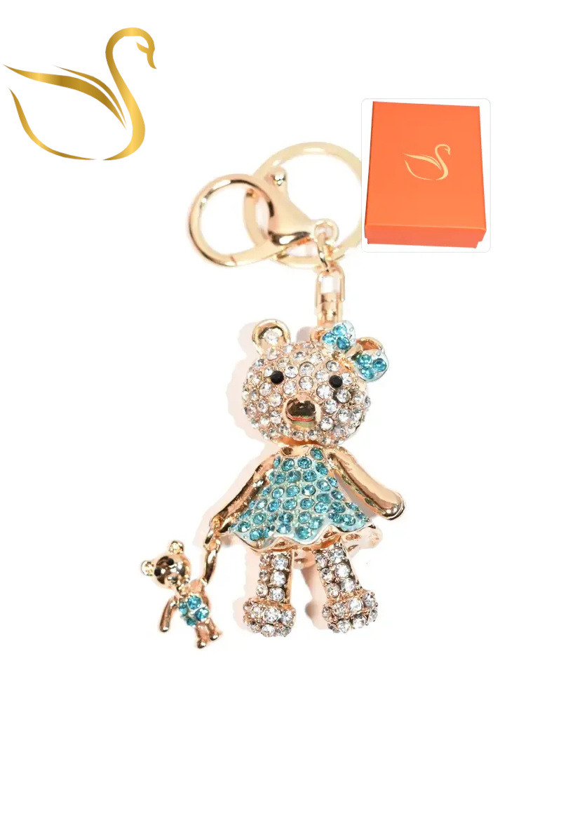 Wholesaler Emma Fantaisies - Bear gift box keychain