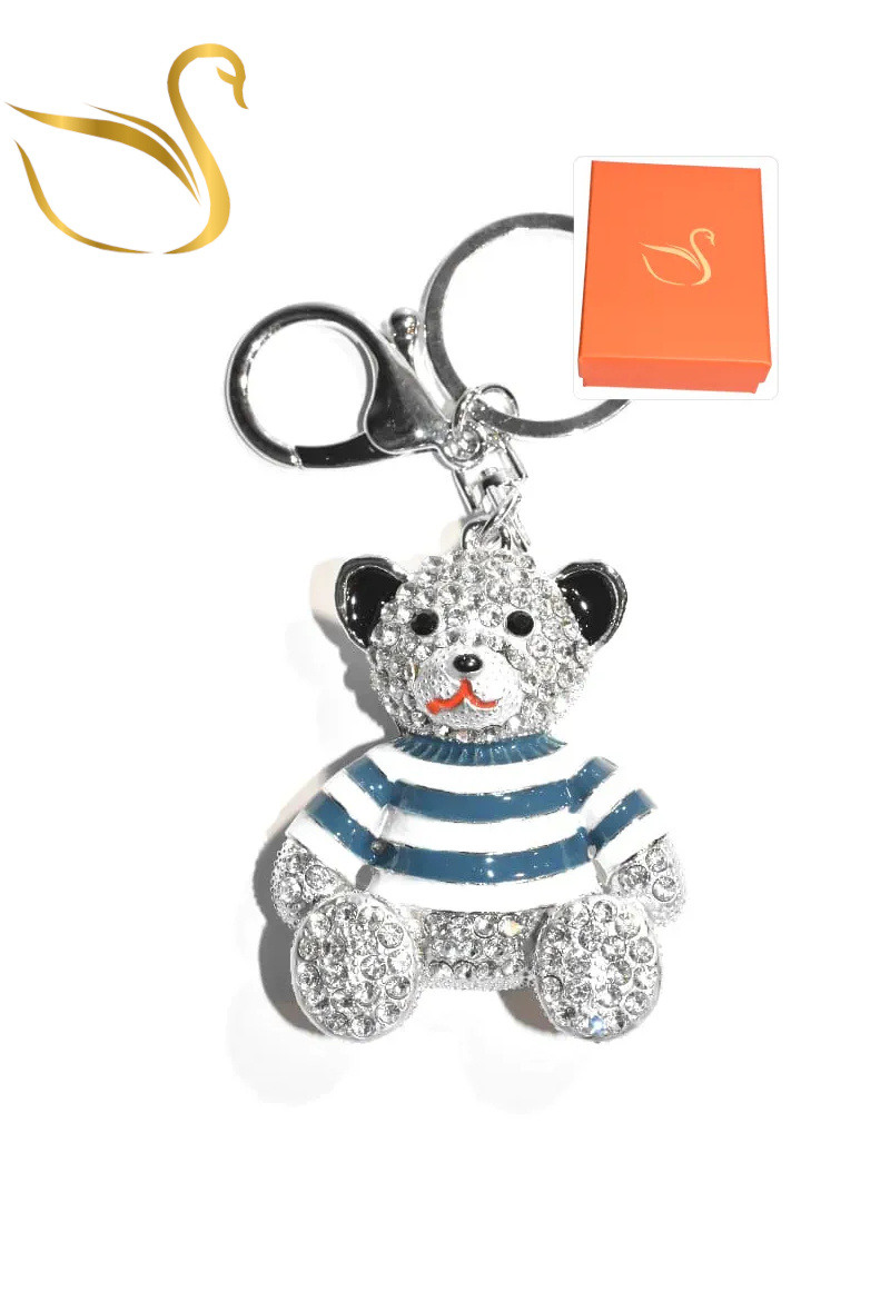 Wholesaler Emma Fantaisies - Bear gift box keychain