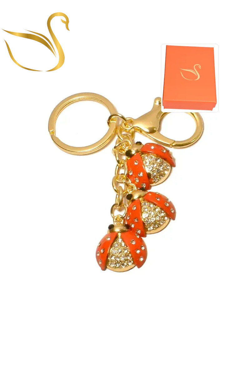 Grossiste Emma Fantaisies - porte-cle Coffret cadeaux coccinelle