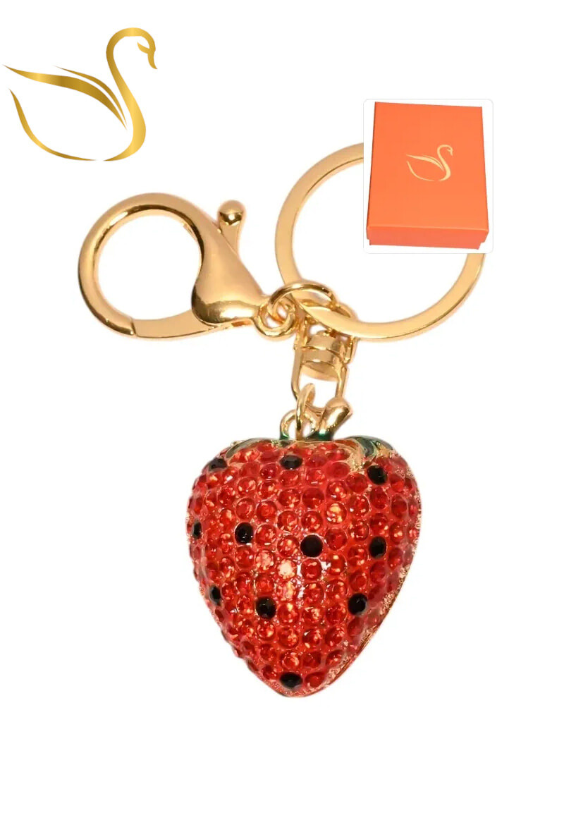 Wholesaler Emma Fantaisies - keychain strawberry gift box bag hanger
