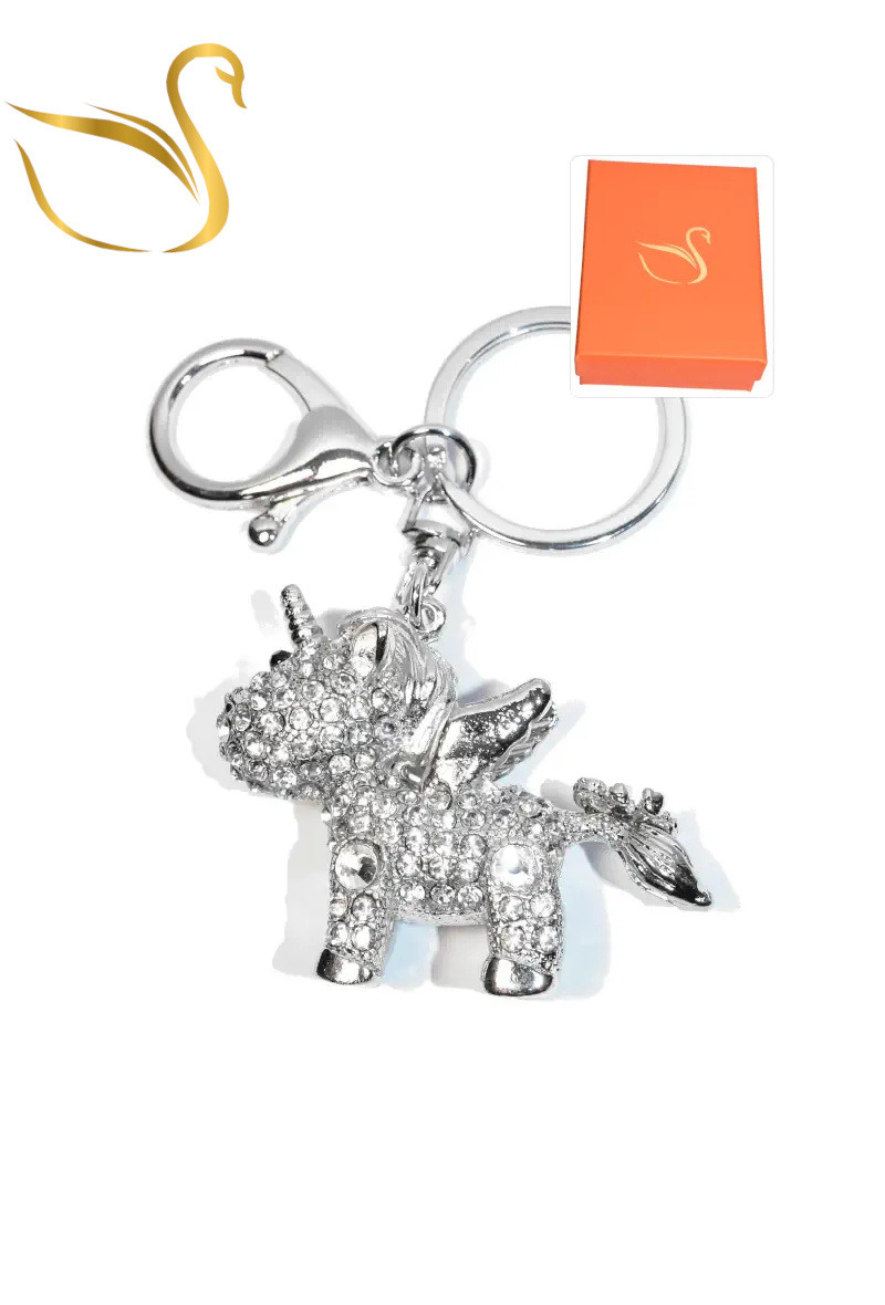 Wholesaler Emma Fantaisies - Unicorn gift box keychain