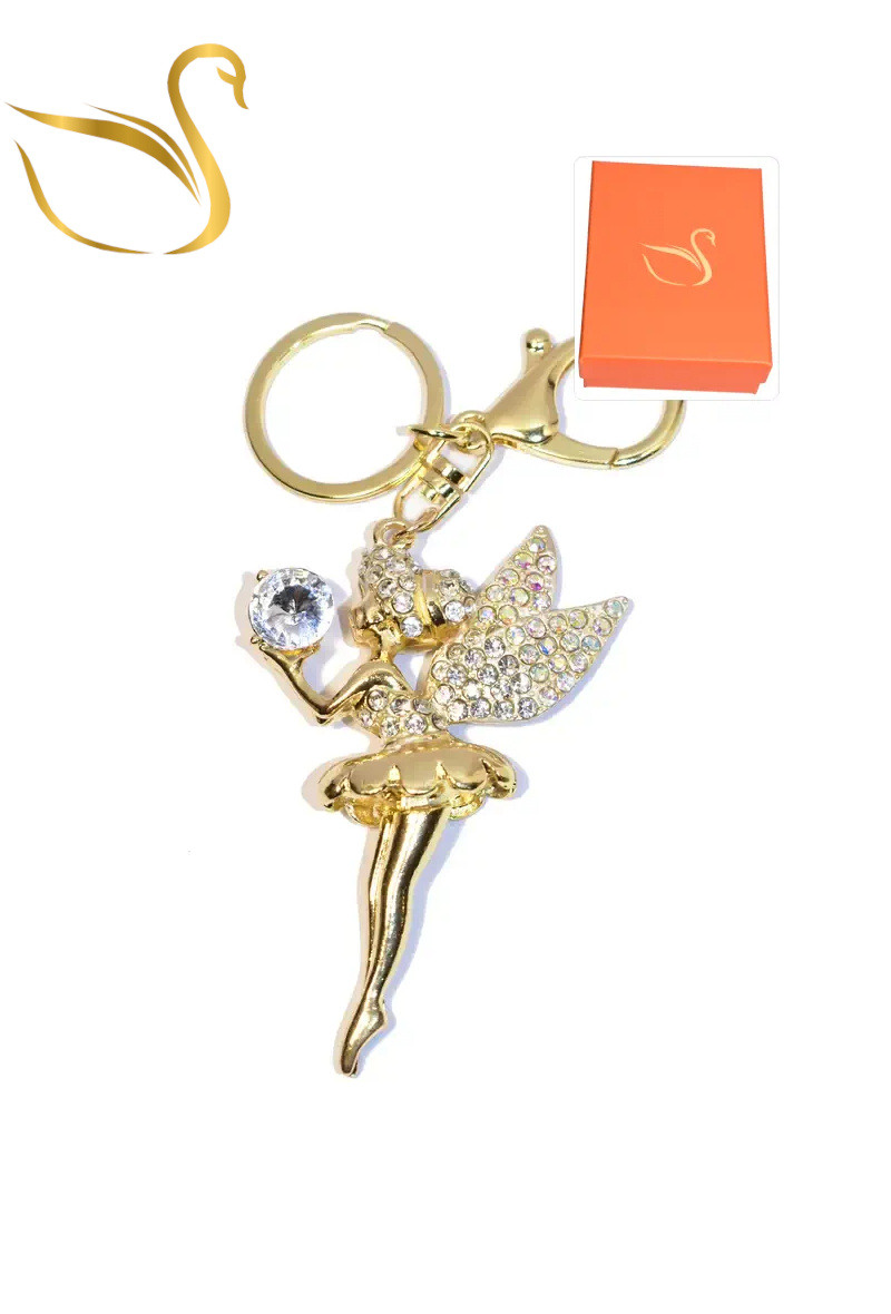 Wholesaler Emma Fantaisies - Fairy gift box keychain
