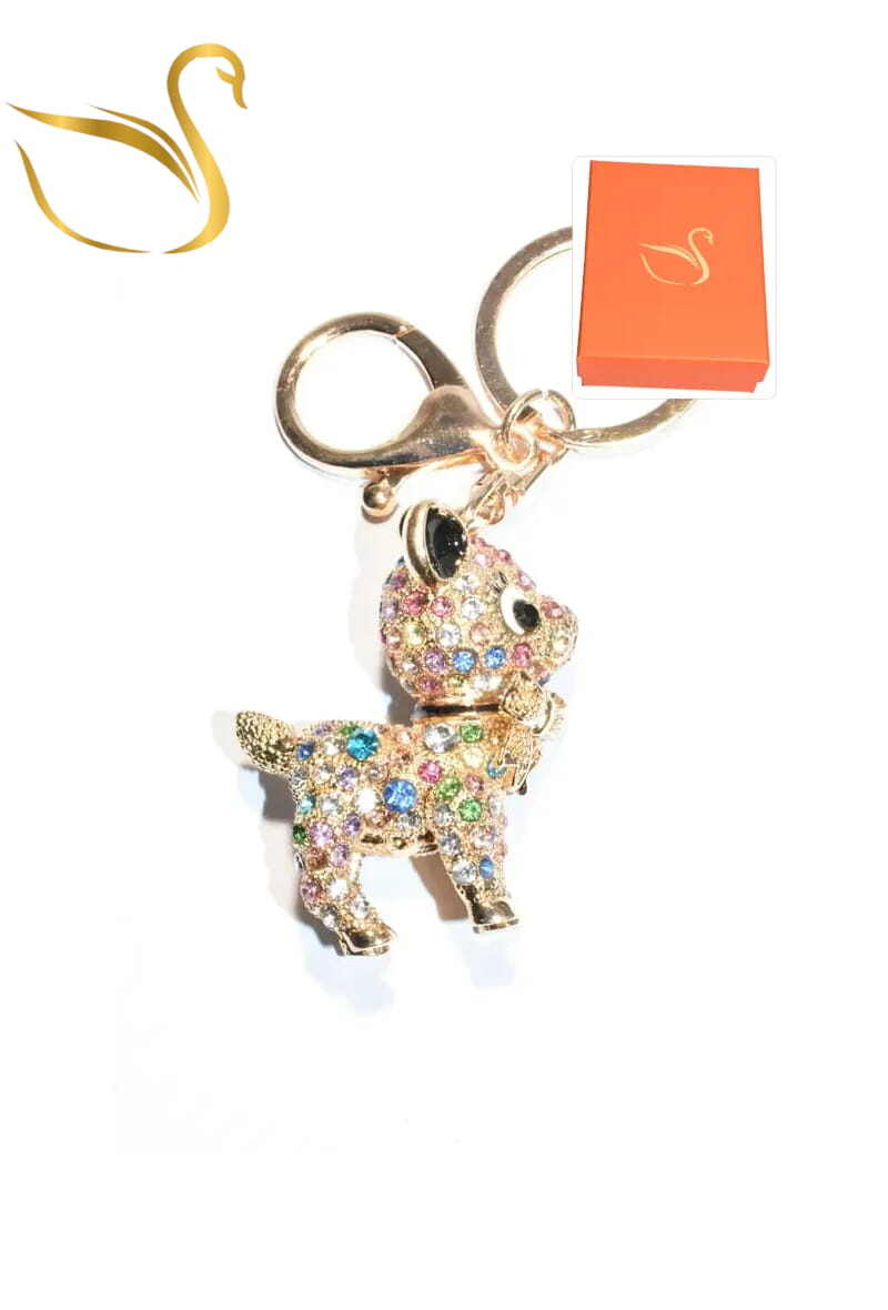 Wholesaler Emma Fantaisies - Dog gift box keychain