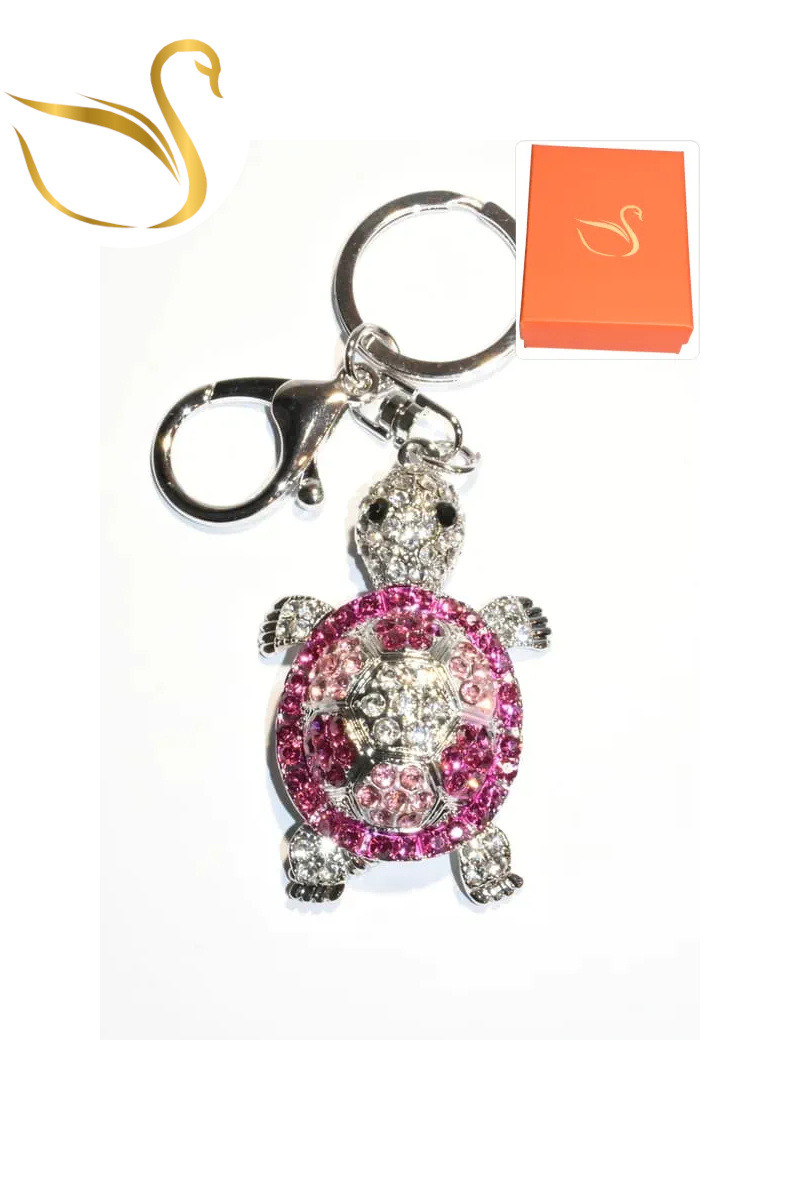Wholesaler Emma Fantaisies - Tortoise gift box keychain