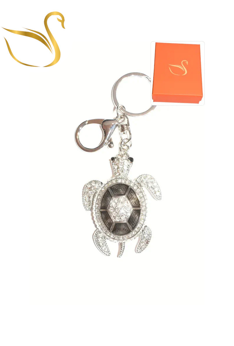 Wholesaler Emma Fantaisies - Tortoise gift box keychain