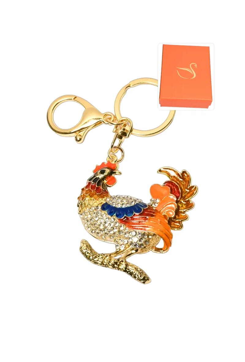 Grossiste Emma Fantaisies - Porte-cle cadeaux coq