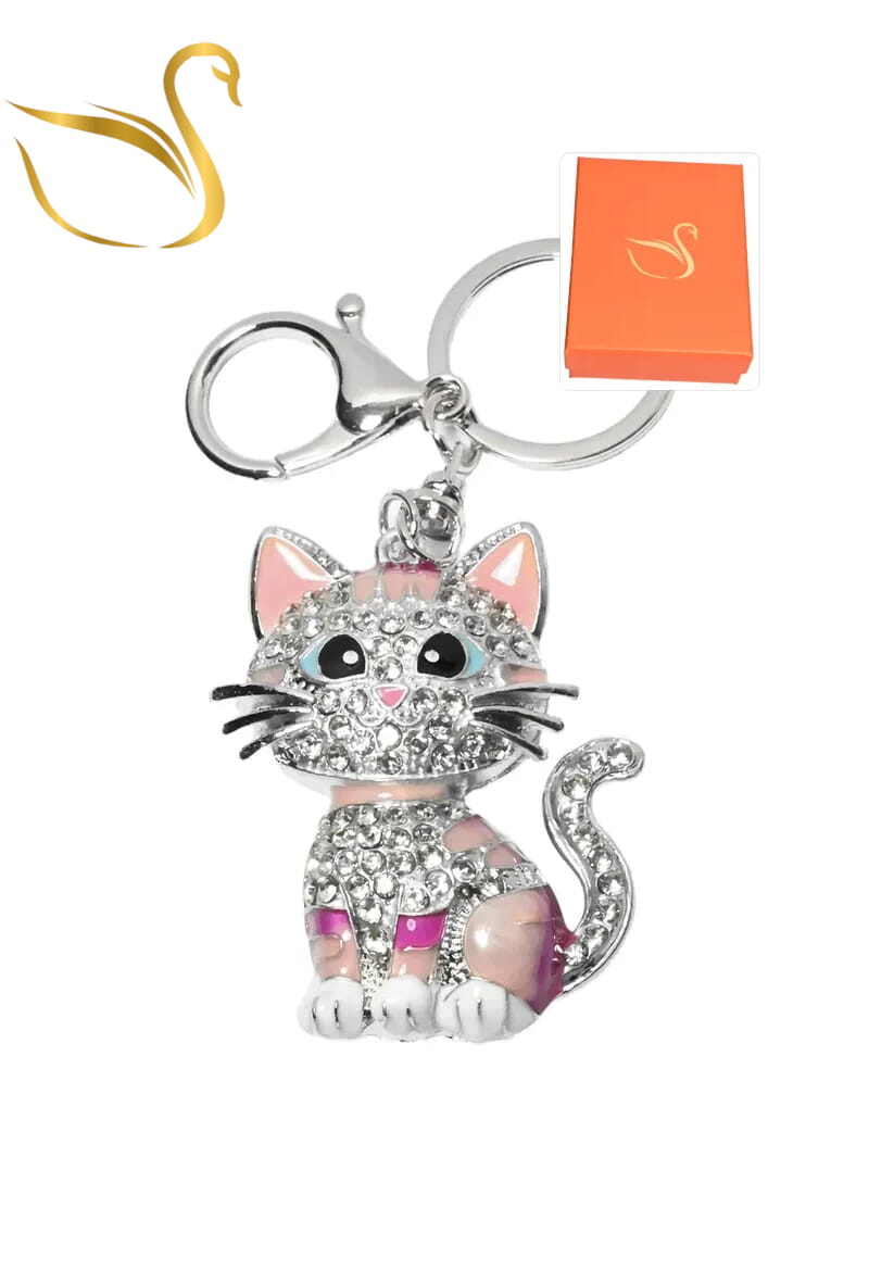Grossista Emma Fantaisies - Portachiavi scatola regalo gatto