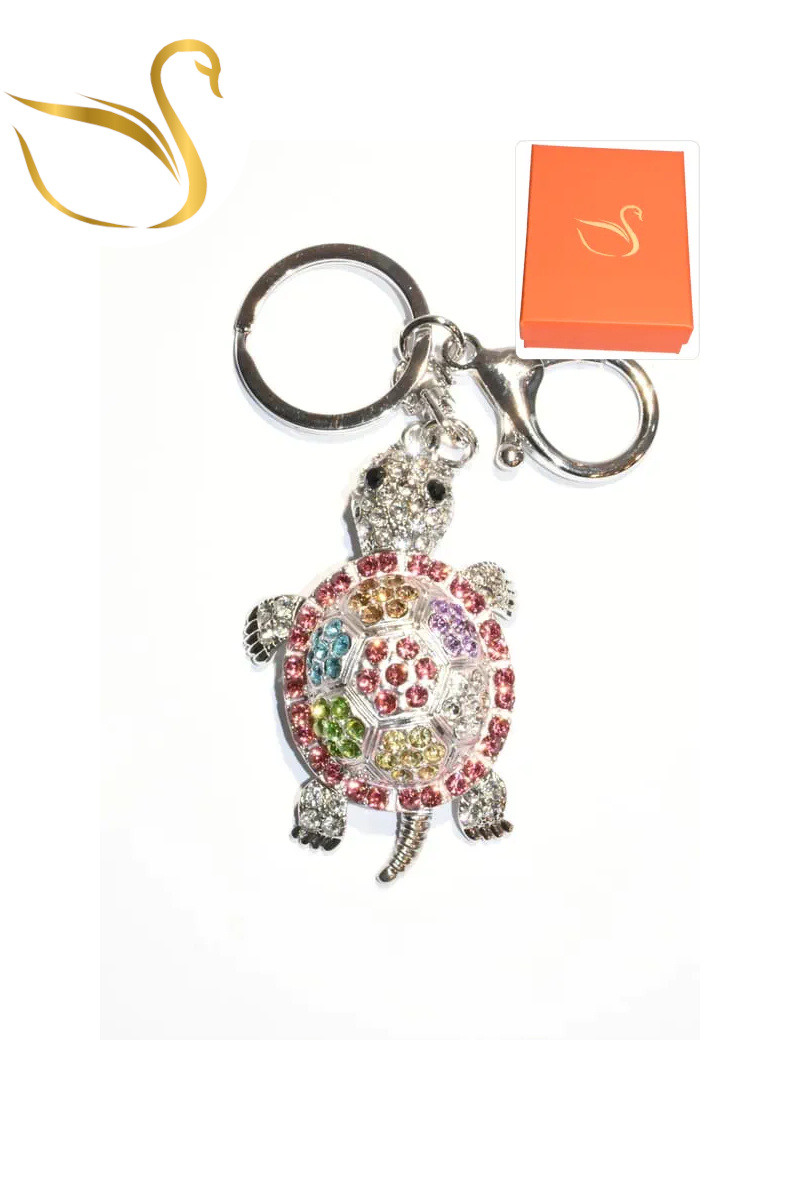 Wholesaler Emma Fantaisies - Tortoise gift box keychain