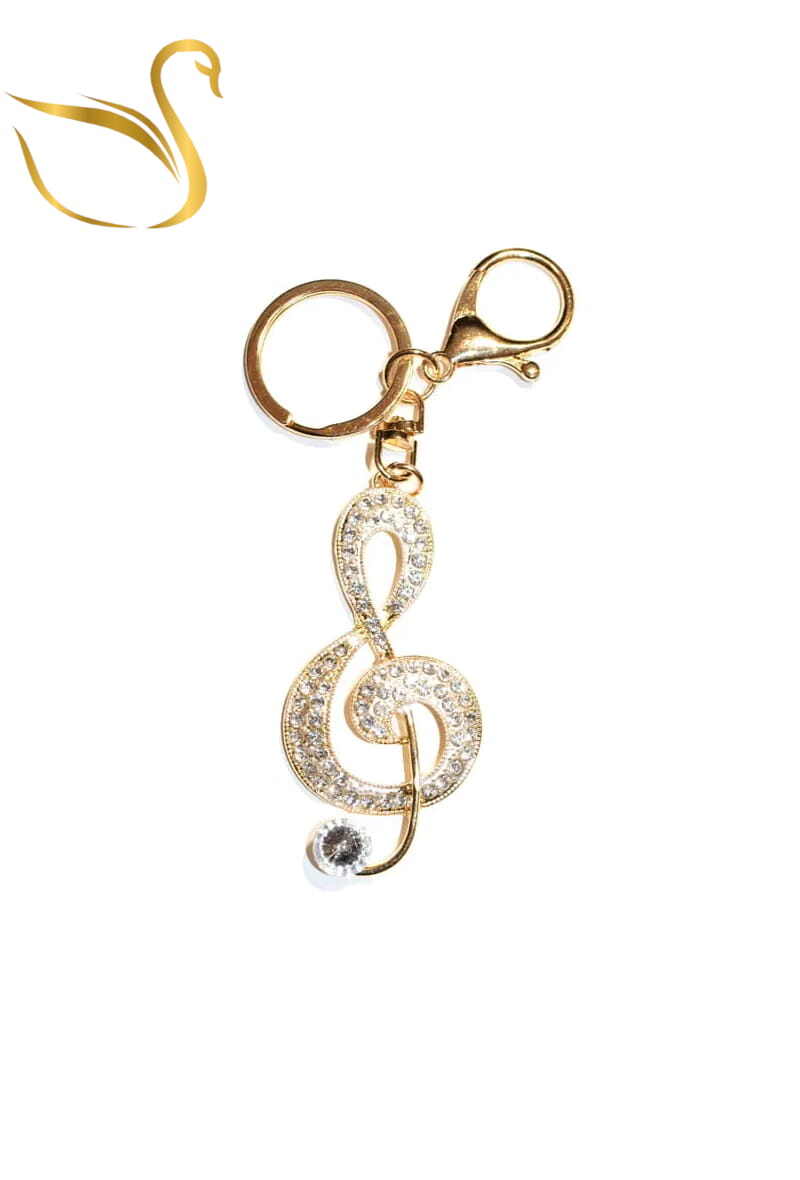Wholesaler Emma Fantaisies - Musical note keychain