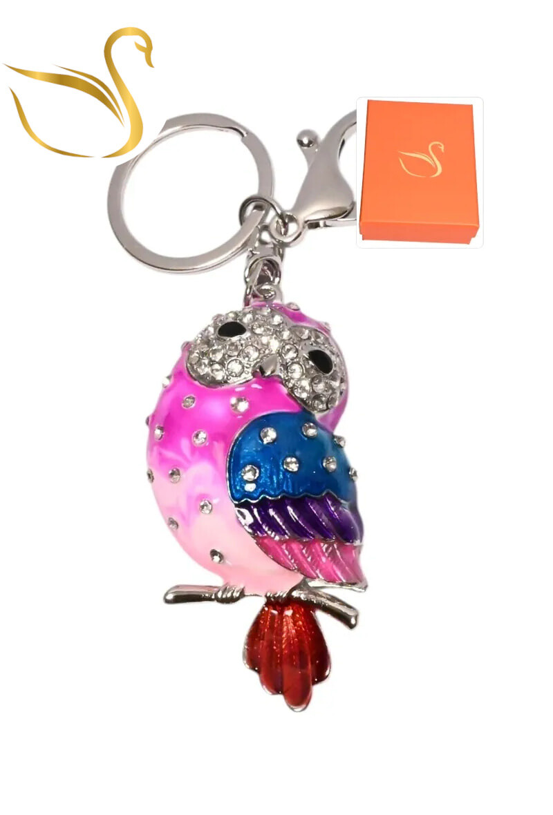 Wholesaler Emma Fantaisies - keychain parrot gift box bag holder
