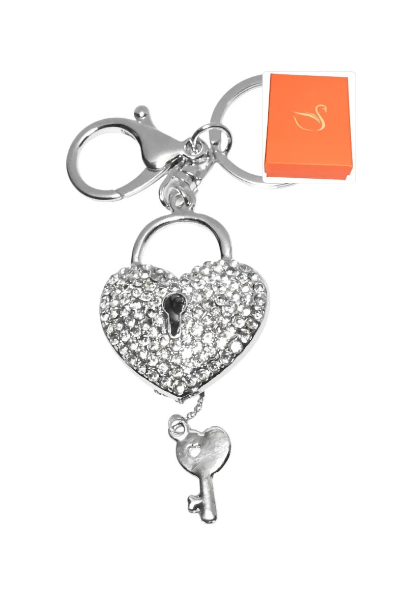 Grossista Emma Fantaisies - Portachiavi scatola regalo cuore appendi borsa