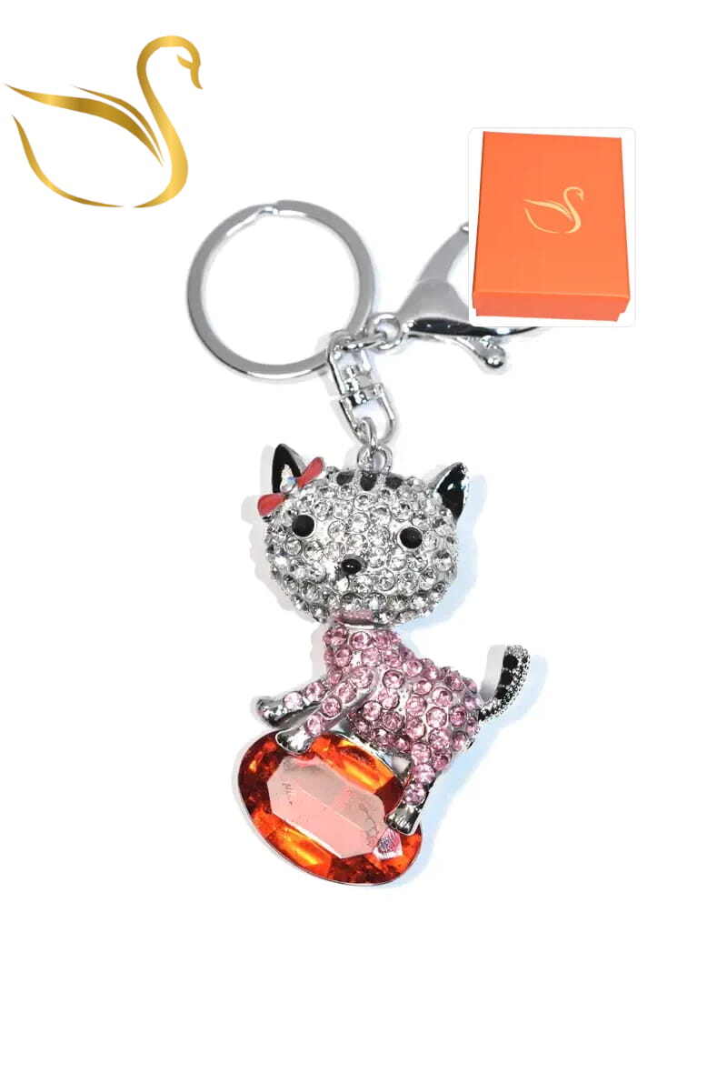 Mayorista Emma Fantaisies - Llavero Caja de Regalo Gato