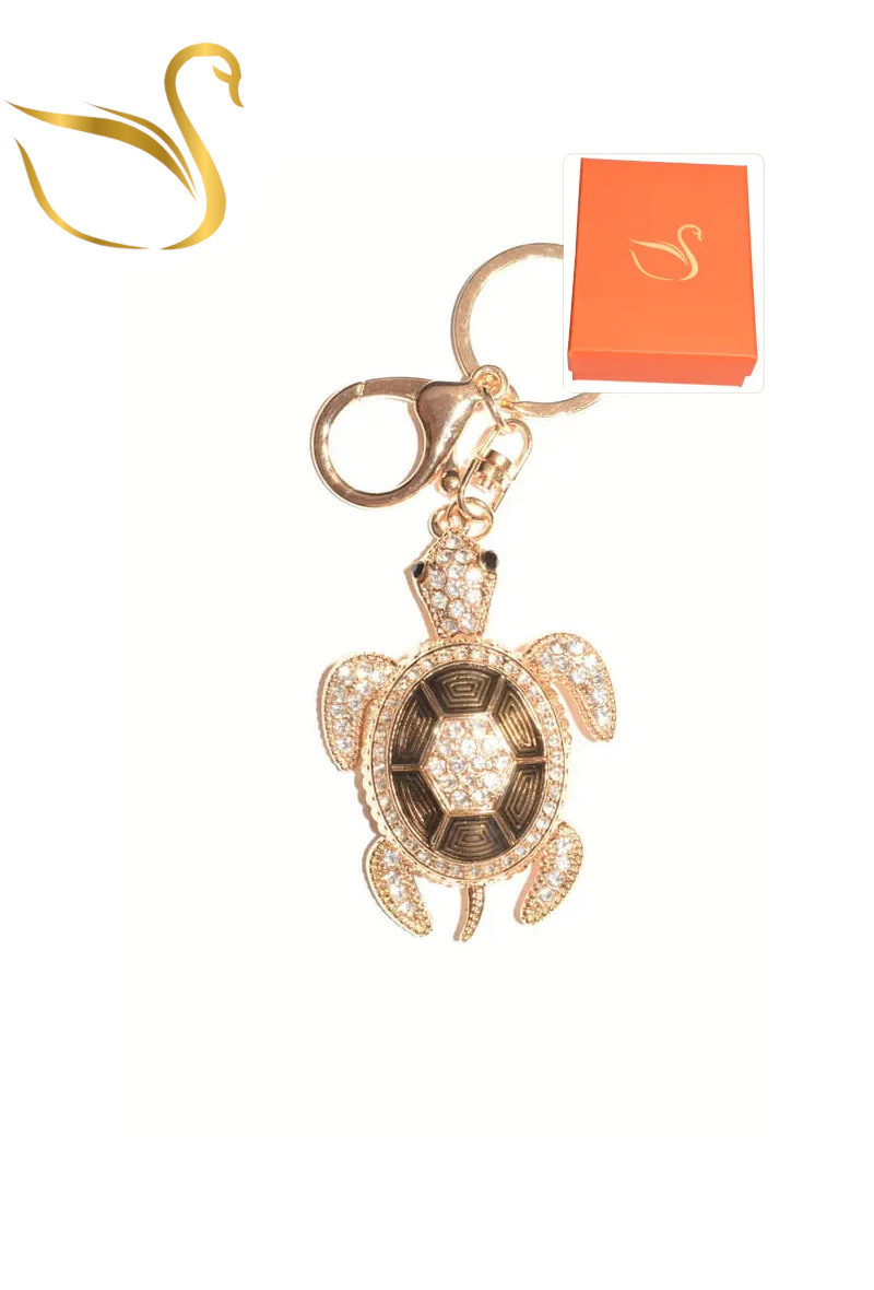 Wholesaler Emma Fantaisies - Tortoise gift box keychain