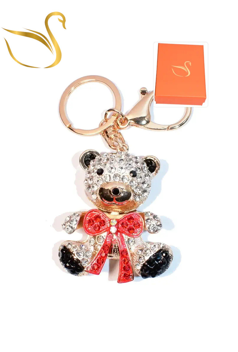 Wholesaler Emma Fantaisies - Bear gift box keychain