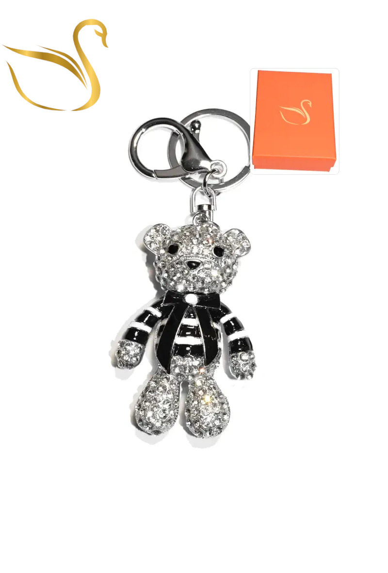 Wholesaler Emma Fantaisies - Bear gift box keychain