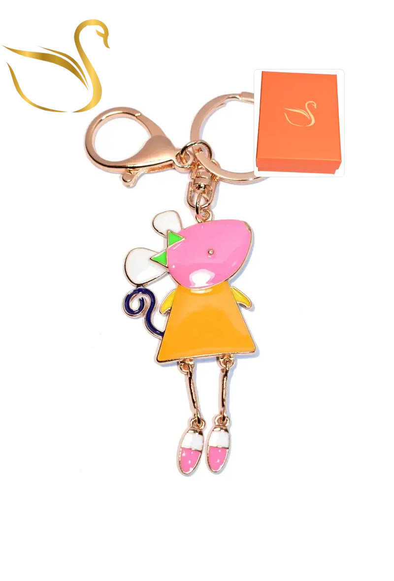 Wholesaler Emma Fantaisies - Mouse gift box keychain