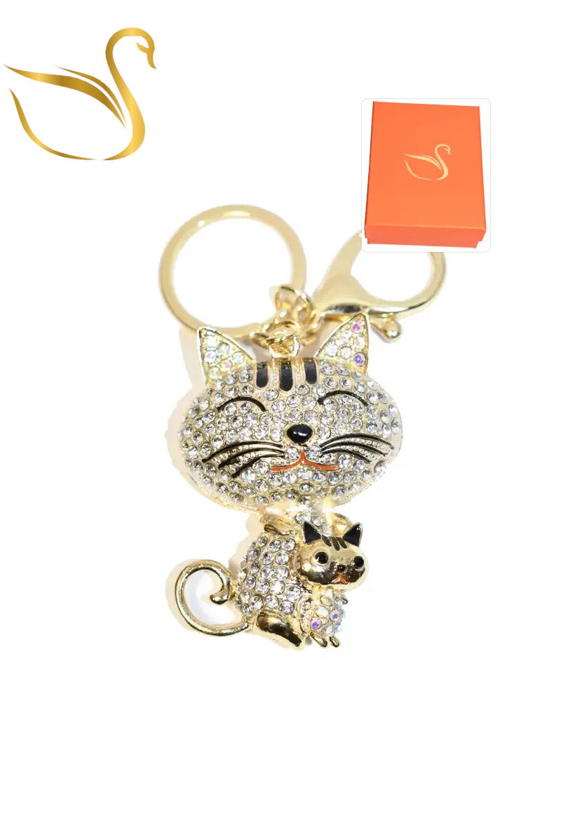 Grossiste Emma Fantaisies - porte-cle Coffret cadeaux chat