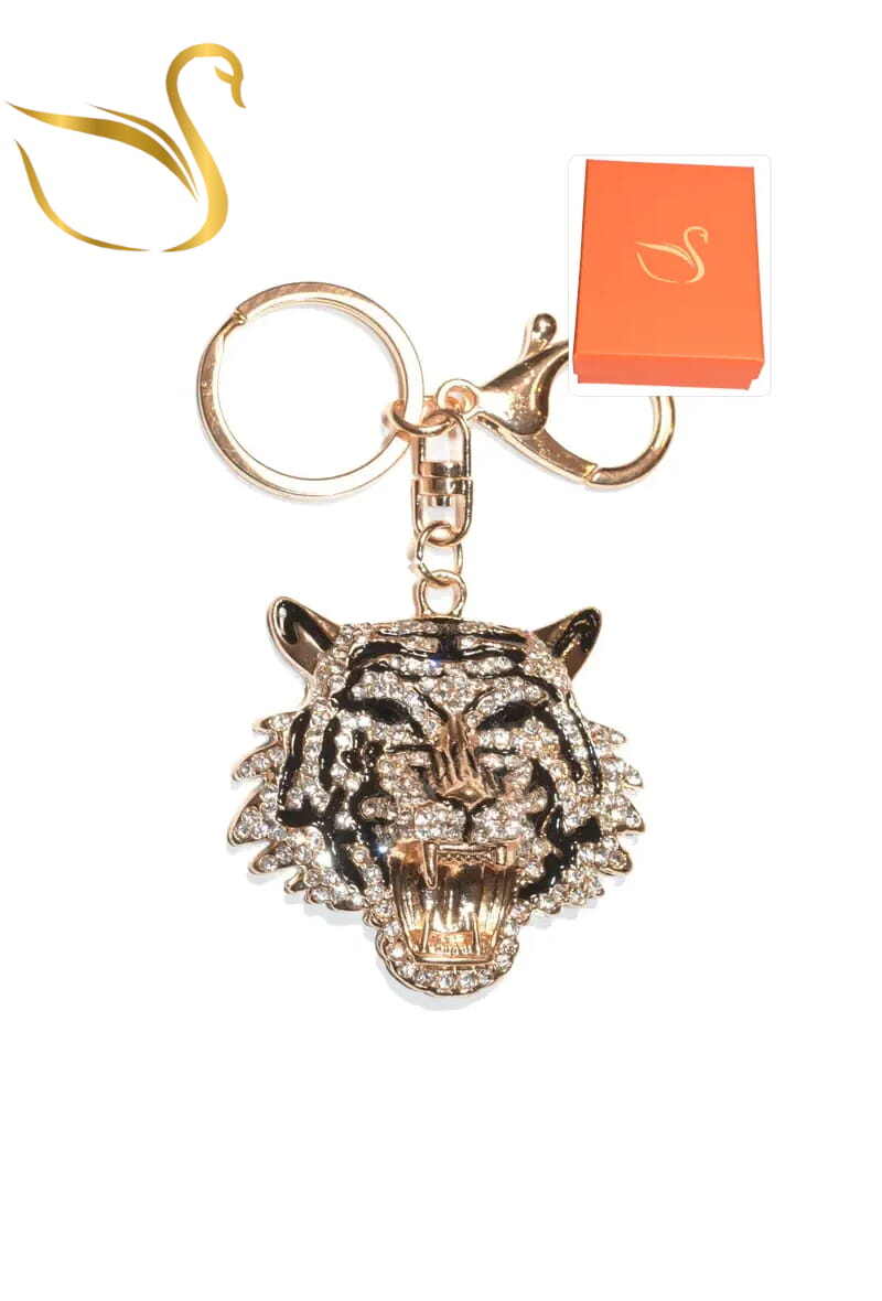 Grossista Emma Fantaisies - Portachiavi Scatola Regalo Testa di Tigre