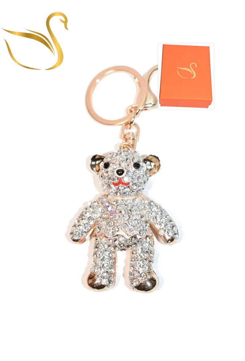 Wholesaler Emma Fantaisies - Bear gift box keychain