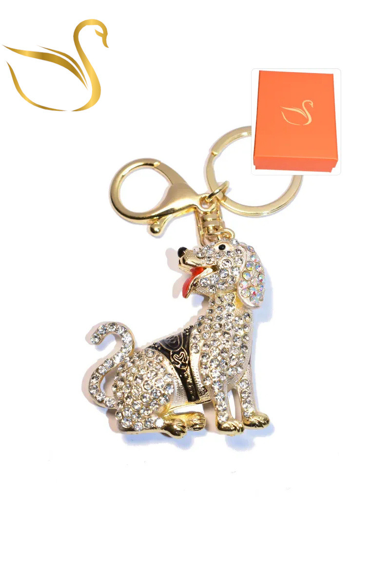 Wholesaler Emma Fantaisies - Dog gift box keychain