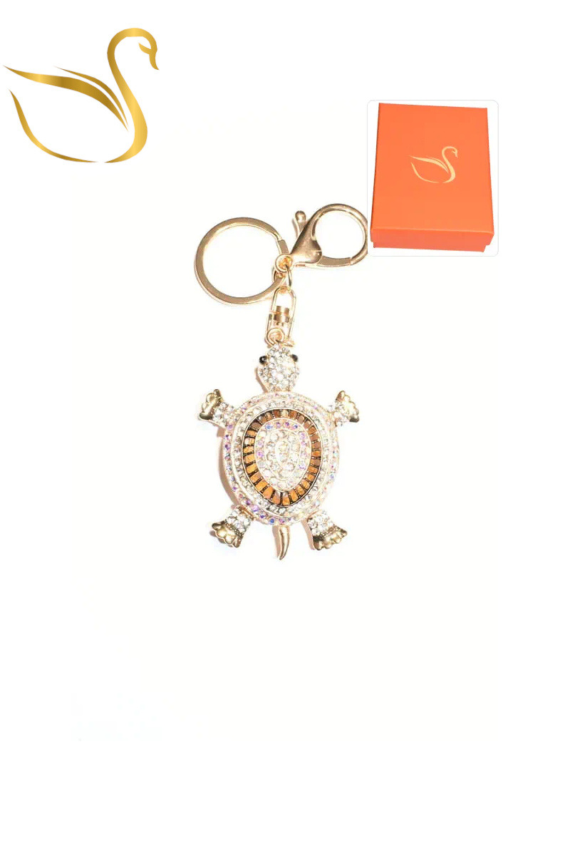Wholesaler Emma Fantaisies - Tortoise gift box keychain