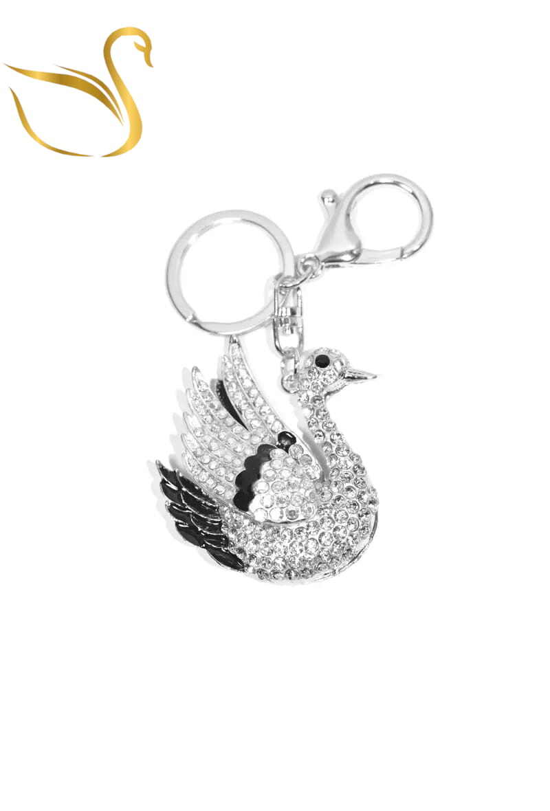 Wholesaler Emma Fantaisies - Swan keychain