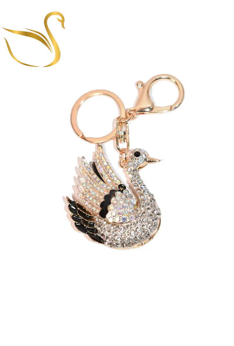 Wholesaler Emma Fantaisies - Swan Keychain