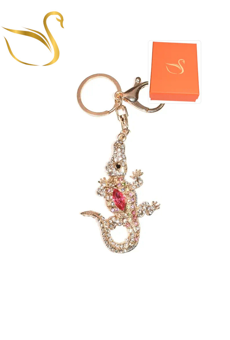 Wholesaler Emma Fantaisies - Crocodile gift box keychain