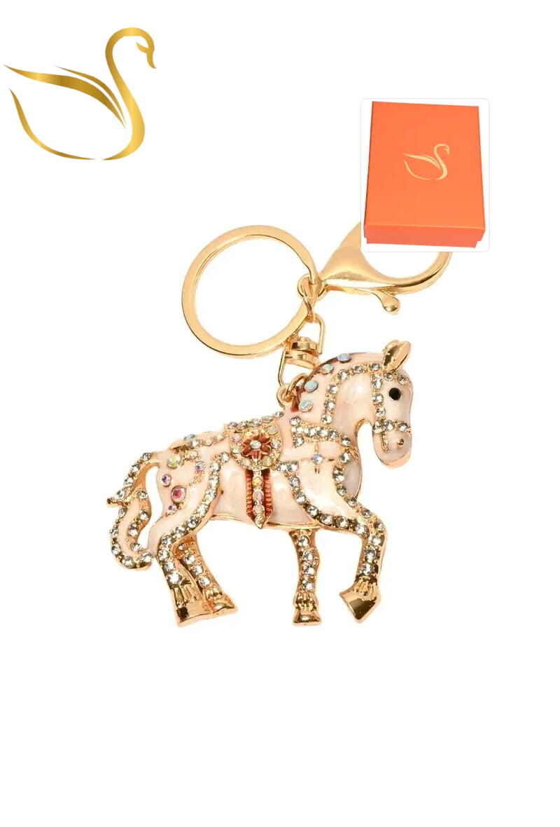 Wholesaler Emma Fantaisies - Horse gift box keychain