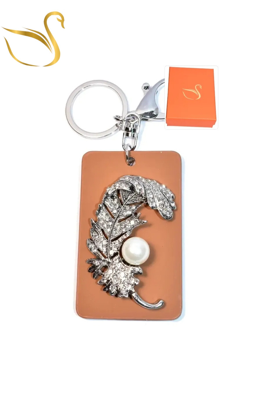 Wholesaler Emma Fantaisies - Plume gift box keychain