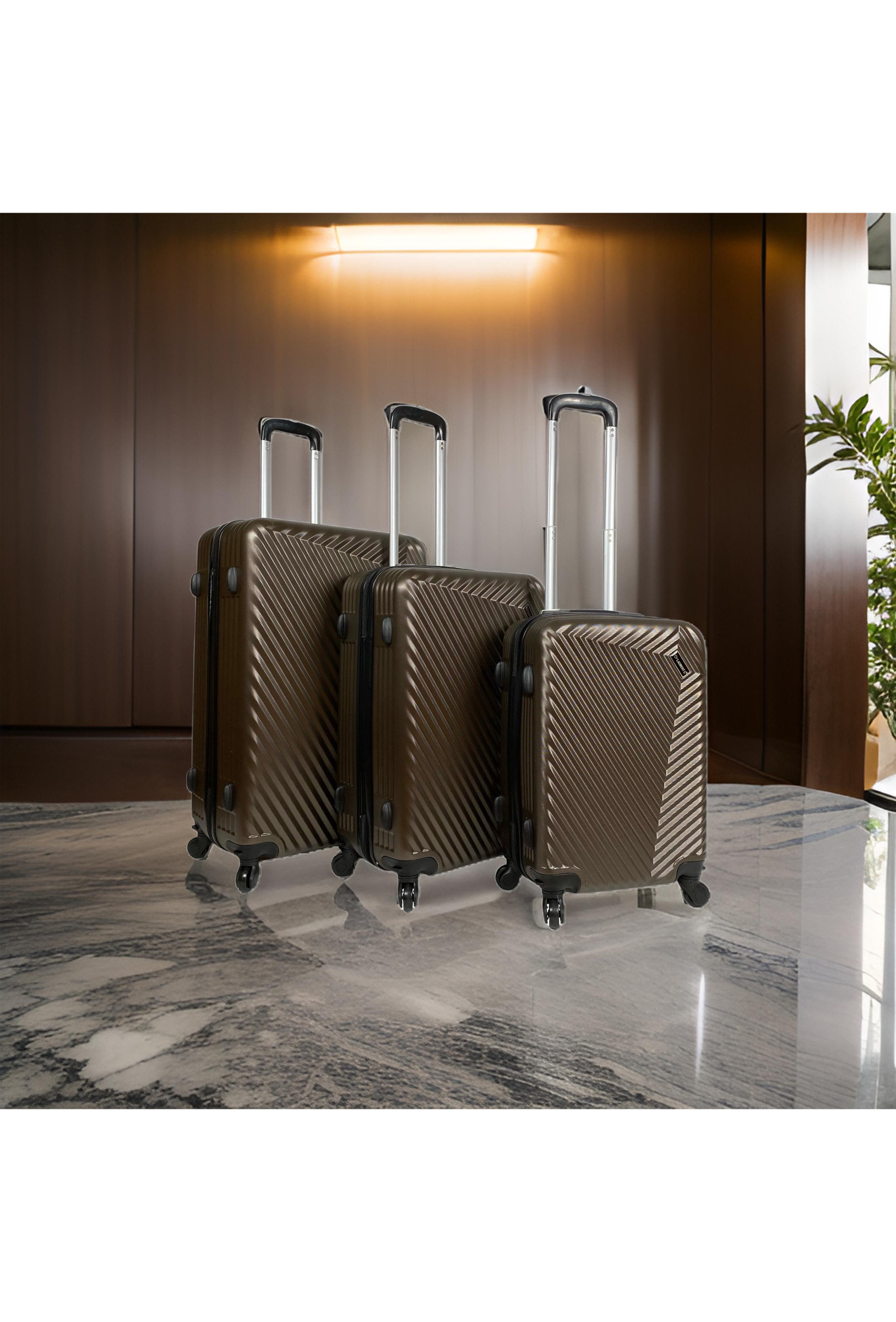 Wholesaler Laurent L® - CAVALCADE: Set of 3 ABS suitcases. (8079)N