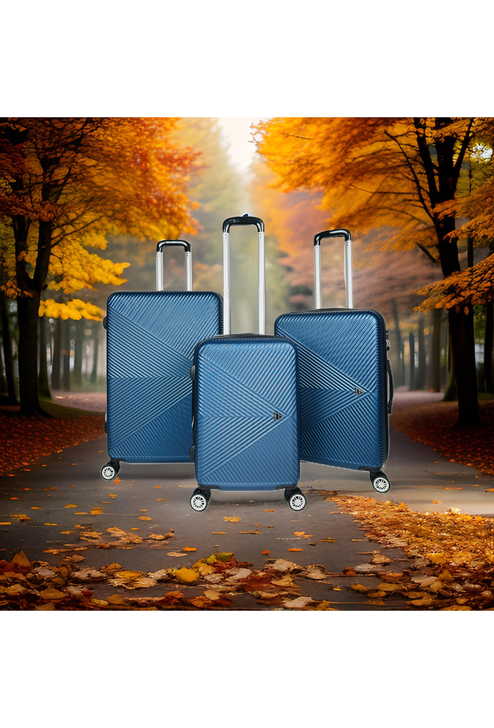 Wholesaler HELIOS BAGAGES - TRAVELER: Set of 3 ABS suitcases with expandable gusset. (888-A)N