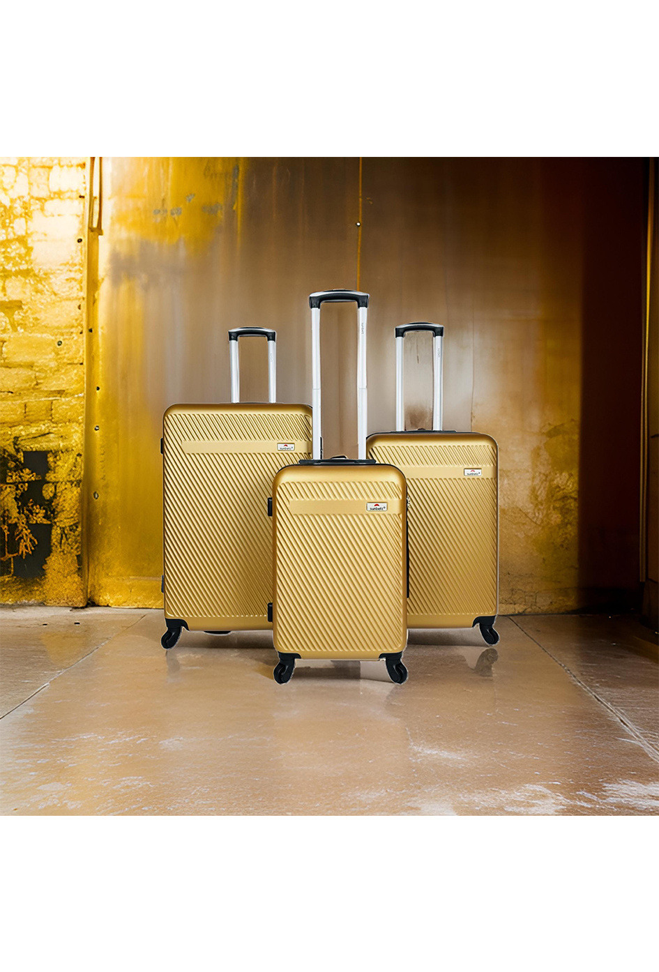 Wholesaler Sunbelt® - CAVALCADE: Set of 3 ABS suitcases. (8079)N