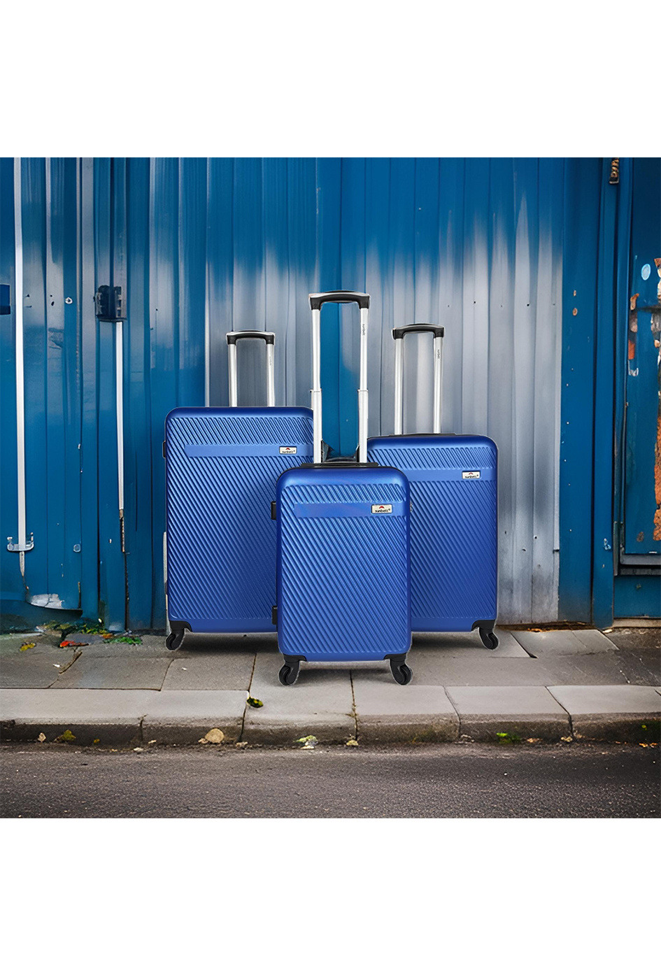 Wholesaler Sunbelt® - CAVALCADE: Set of 3 ABS suitcases. (8079)N