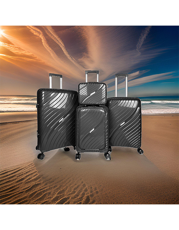 Wholesaler HELIOS® - ODYSEE, set of 3 polypropylene suitcases with expandable gusset. (HLS-01)N