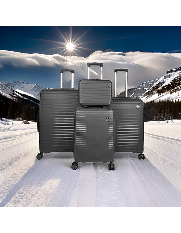 Wholesaler HELIOS® - ODYSEE, set of 3 polypropylene suitcases with expandable gusset. (HLS-01)N