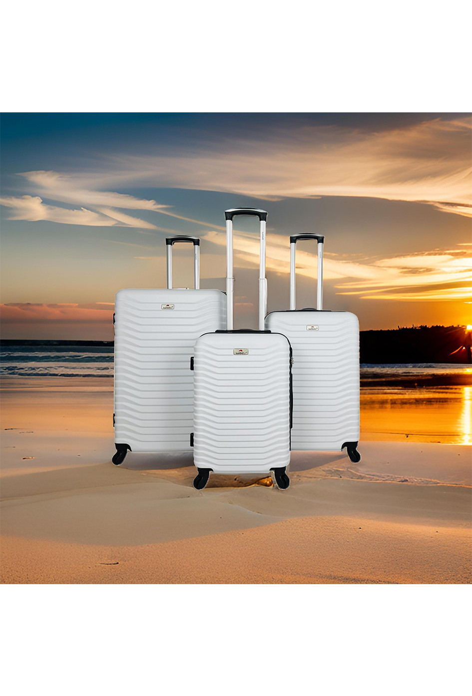 Wholesaler Sunbelt® - CAVALCADE: Set of 3 ABS suitcases. (8079)N